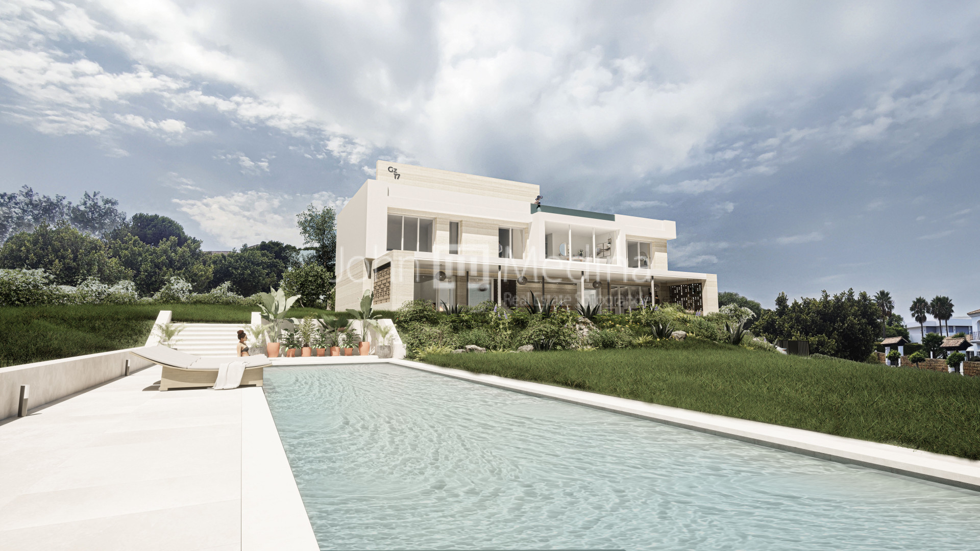 PARCELA CON PROYECTO DE VILLA CON VISTA AL MAR Y MONTAÑAS EN SOTOGRANDE ALTO.