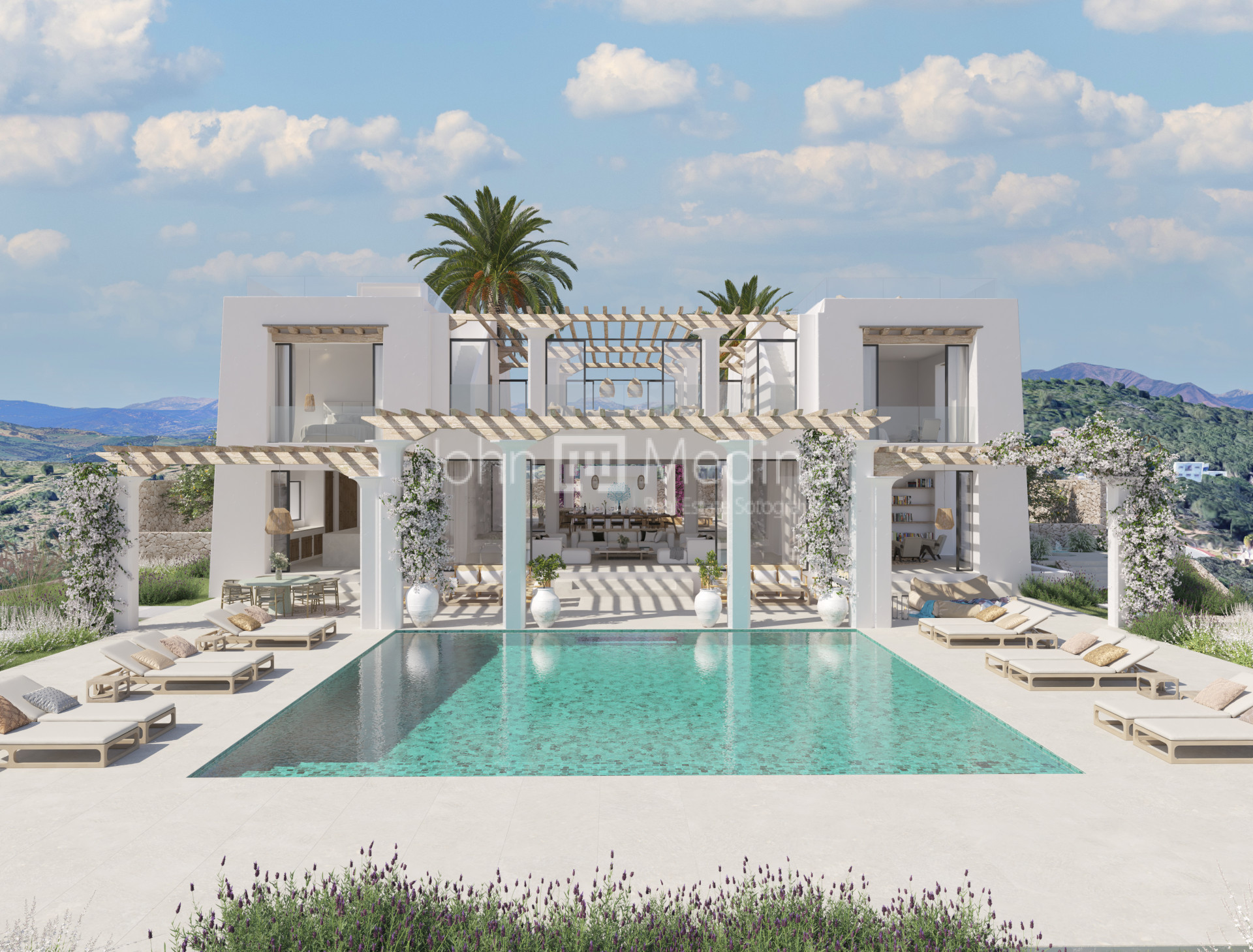 TURNKEY LUXURY VILLA WITH THREE PROJECTS AND STUNNING  VIEWS IN LA RESERVA