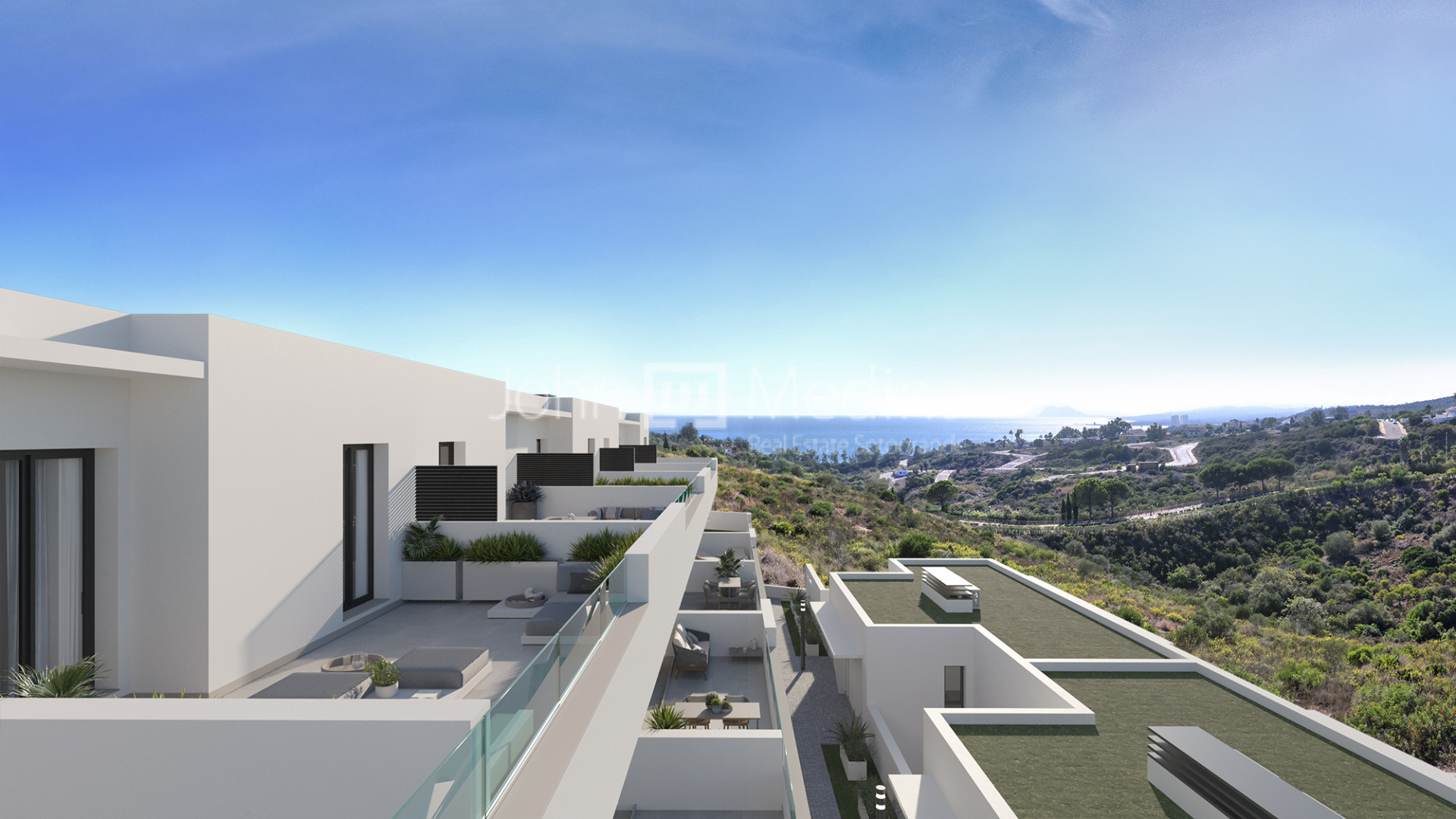 NEW TOWNHOUSE IN RESIDENTIAL BLUE VIEW HEIGHTS WITH SEA VIEWS & PRIVATE GARDEN