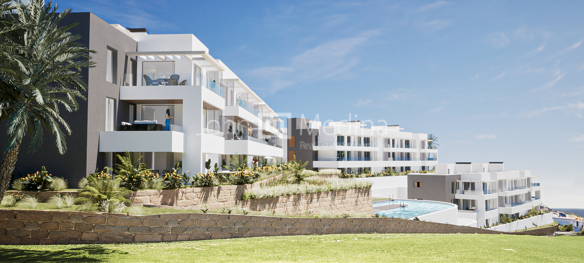 NEW RESIDENTIAL OF APARTMENTS WITH SEA VIEWS CLOSE TO SOTOGRANDE